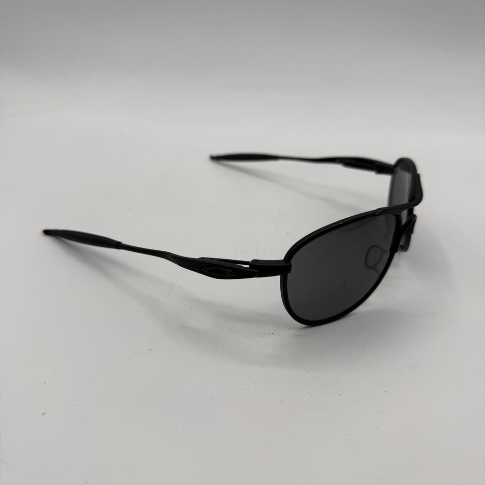 OAKLEY SI CROSSHAIR V8 OO4069-01 Z87 Ballistic Black Metal Aviator Sunglasses